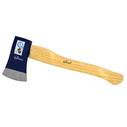 FELLING AXE WITH WOODEN HANDLE