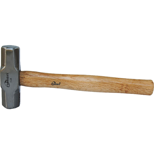SLEGE HAMMER WITH WOODEN HANDLE