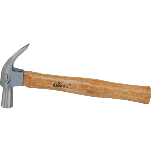 CLAW HAMMER WITH WOOD HANDLE