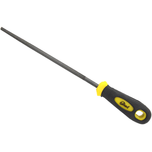 ROUND FILE WITH PLASTIC HANDLE