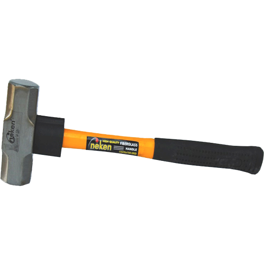 SLEDGE HAMMER WITH FIBERGLASS HANDLE