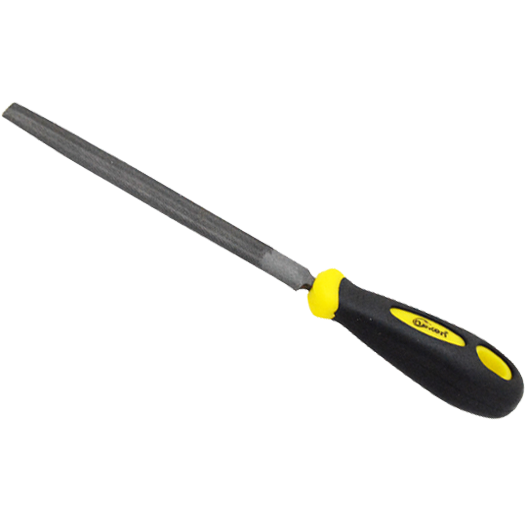 HALF ROUND FILE WITH PLASTIC HANDLE
