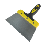 SCRAPER WITH PLASTIC HANDLE