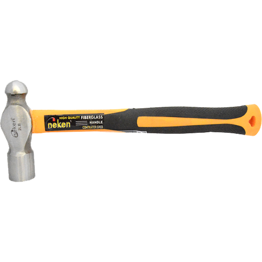 BALL PEIN HAMMER WITH FIBERGLASS HANDLE