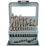 19PCS H.S.S STRAIGHT SHANK DRILL BIT (1.0mm - 10mm)