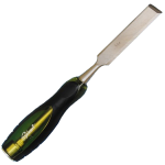 DUAL COLOR FIRMER CHISEL WITH PLASTIC HANDLE