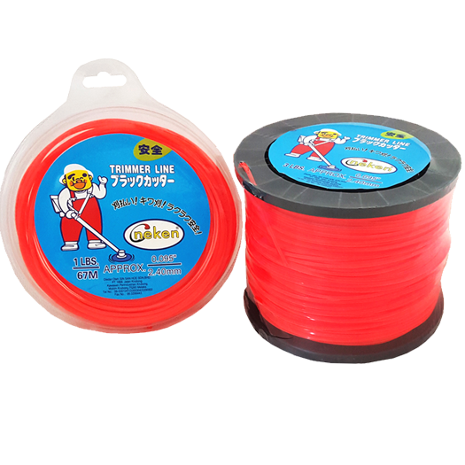 GRASS CUTTER STRING(ORANGE) (2.4mm)