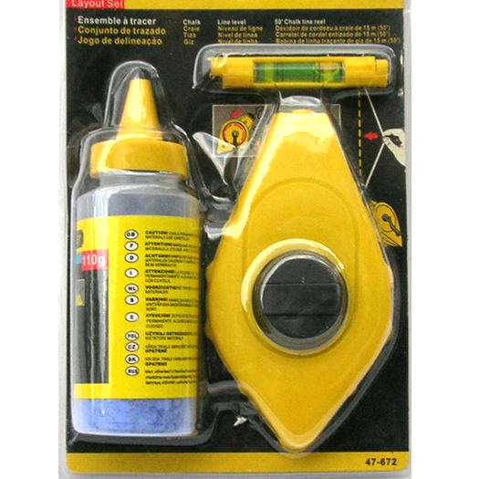 CHALK LINE WITH POWER AND LEVEL